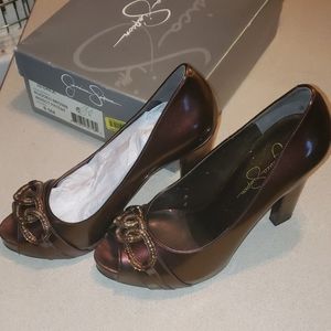 Jessica Simpson peep toe Daila pumps size 8.5